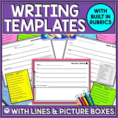 First grade writing templates