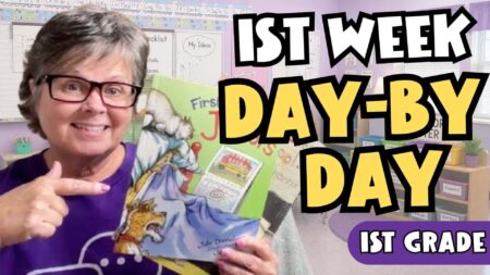 First week of school activities for first grade