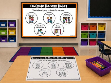 First day of school routines and procedures in first grade