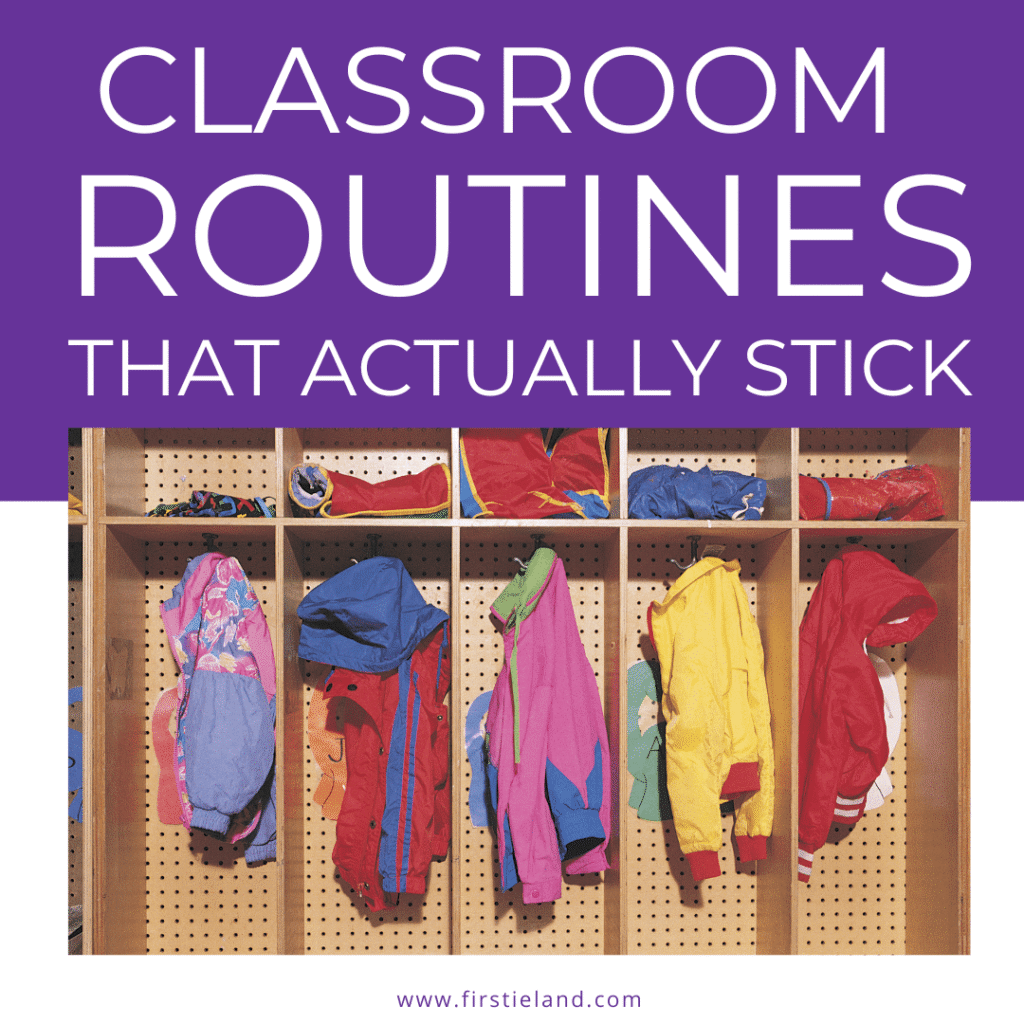 First grade classroom routines and procedures