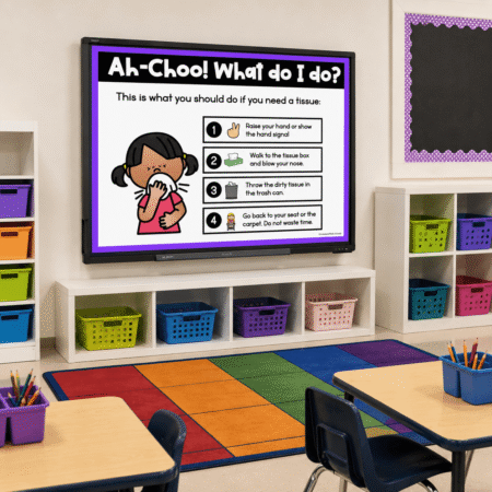 First grade classroom routines and procedures slides