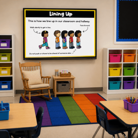 First grade classroom routines and procedures slides