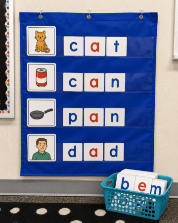 Word work centers for first grade