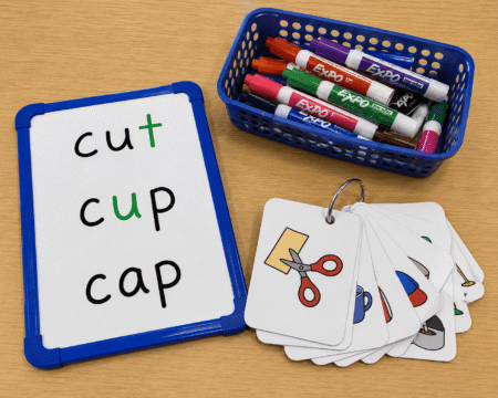 Word work centers for first grade