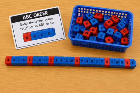 Word work centers for first grade