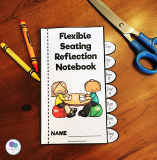 Flexible seating classroom management strategies in first grade