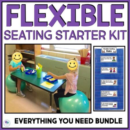 Flexible seating classroom management strategies in first grade