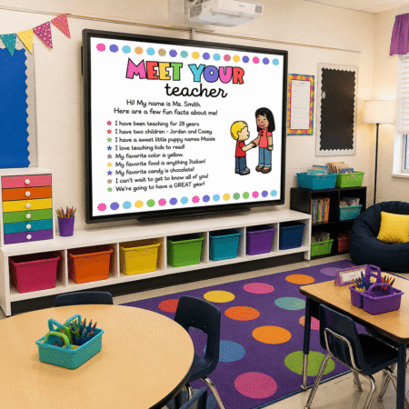 Simple meet the teacher ideas for your elementary classroom