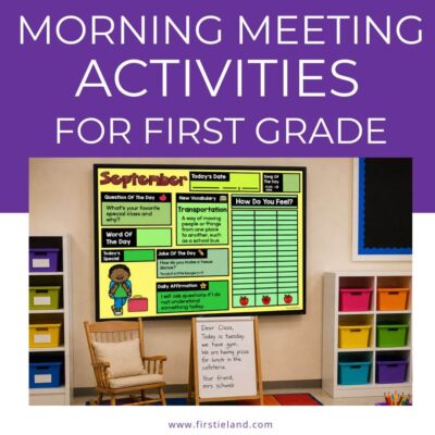 Morning meeting activities for first grade