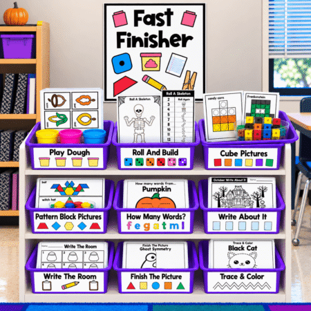 Early finisher activities for first grade