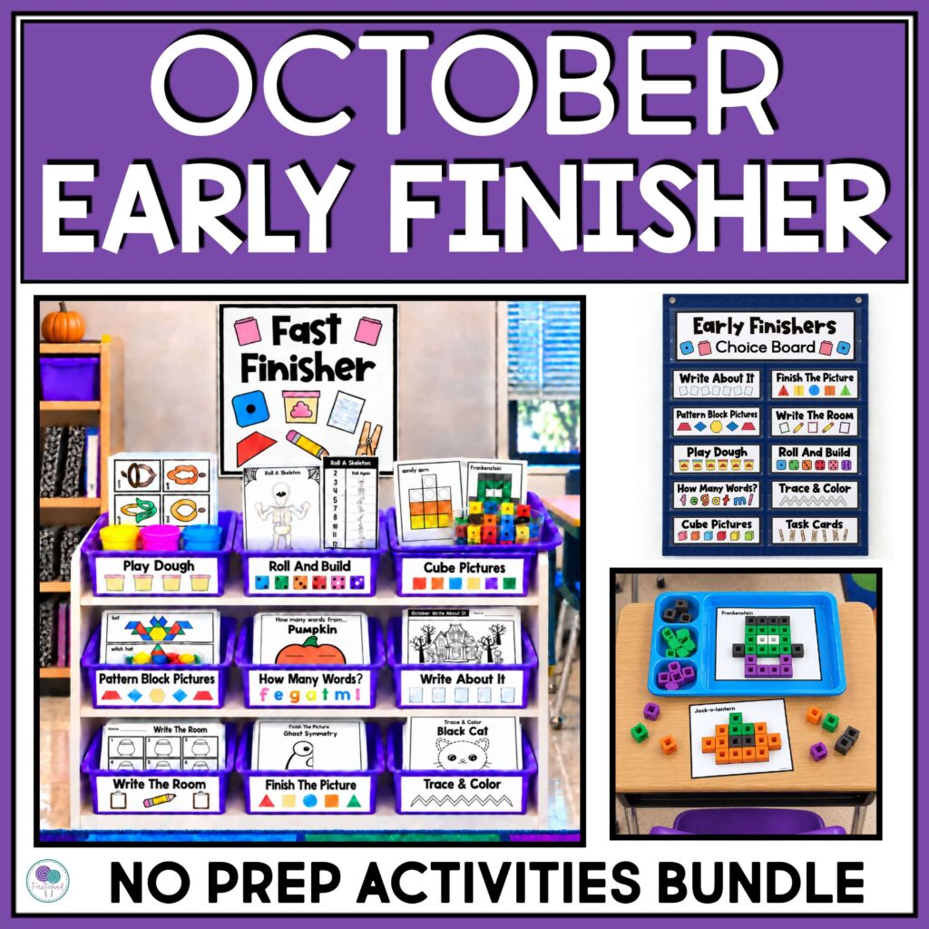 Early finisher activities for first grade