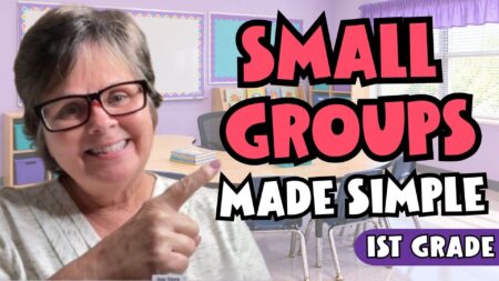 small group instruction strategies for first grade