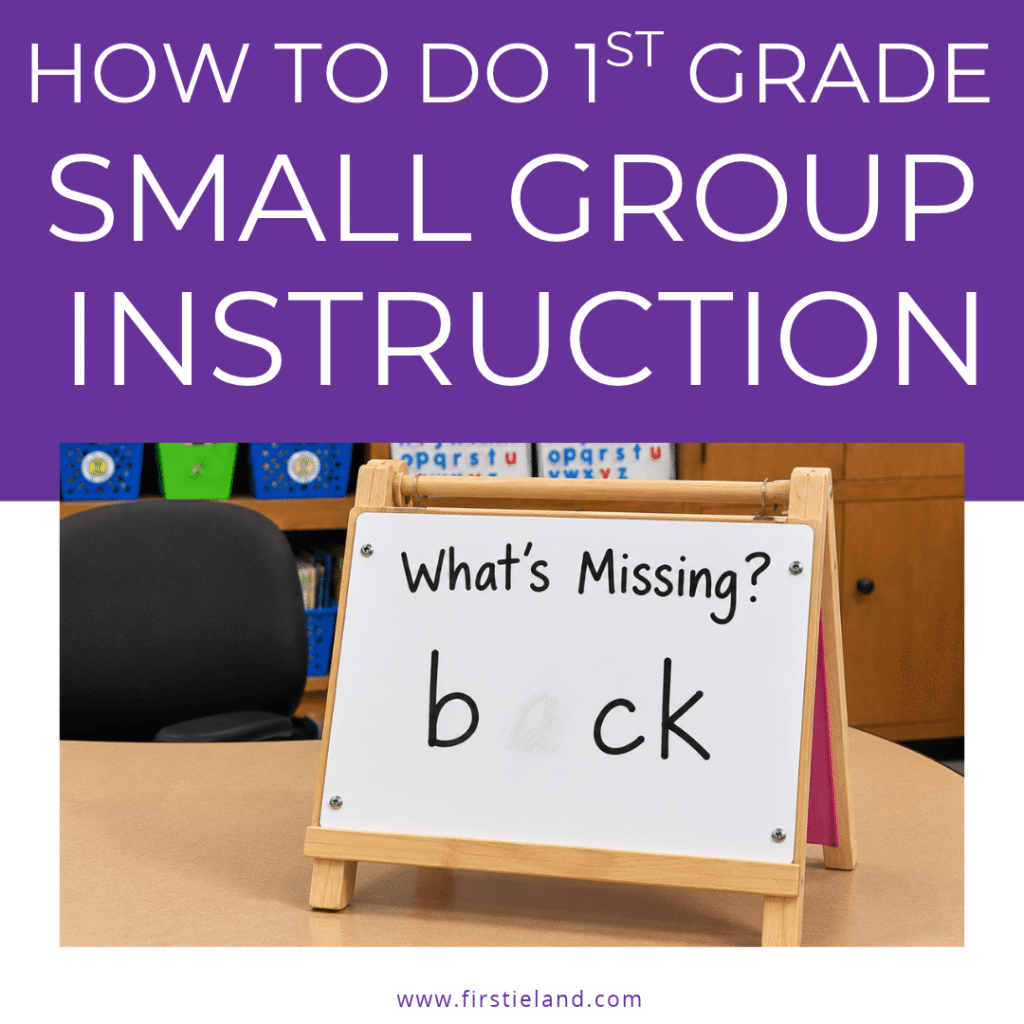 small group instruction strategies for first grade