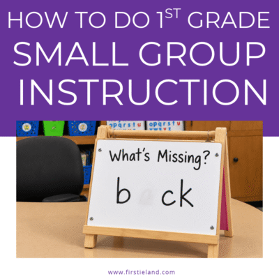 small group instruction strategies for first grade