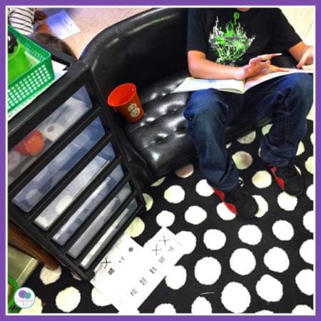 Halloween learning centers for first grade kids. 