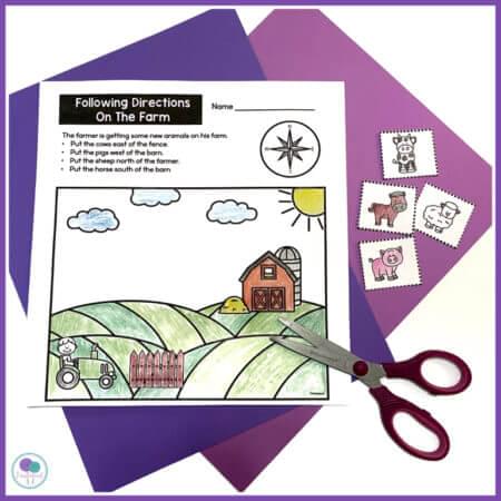 Elementary map skills worksheet