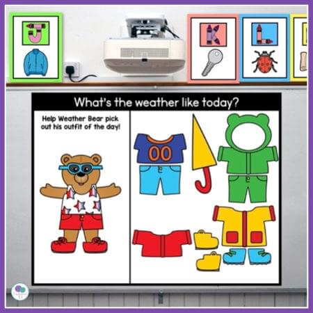 How We Use a Digital Calendar on the Smartboard in First Grade
