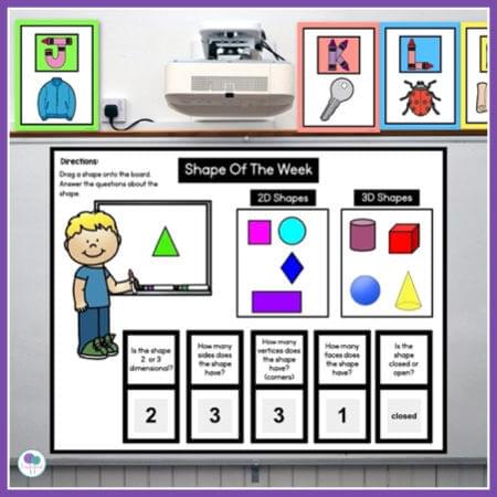 How We Use a Digital Calendar on the Smartboard in First Grade