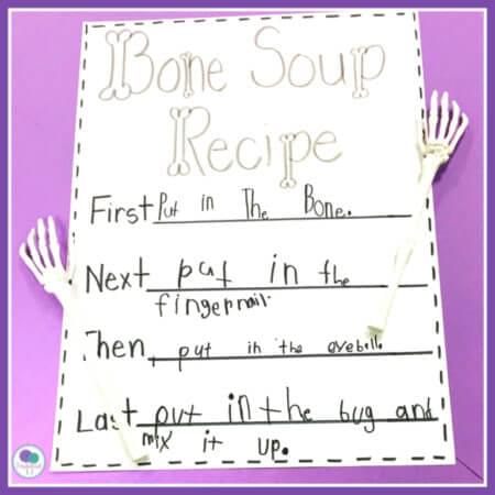 Halloween literacy activity for first grade. 