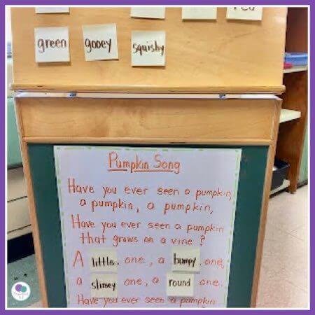 October learning centers for first grade