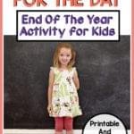 End of the year activities for elementary kids